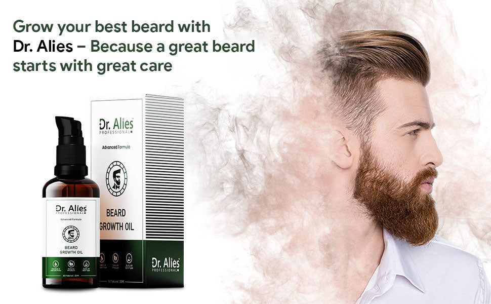 Dr. Alies Premium Natural Beard Growth Oil for Strong ( Special Offer )
